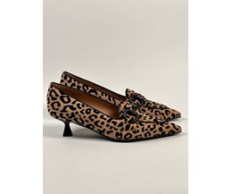 Maria loafers leopard mocka
