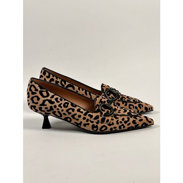 Maria loafers leopard mocka