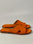 Stina sandal orange mocka