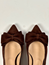 Lila sko brun mocka